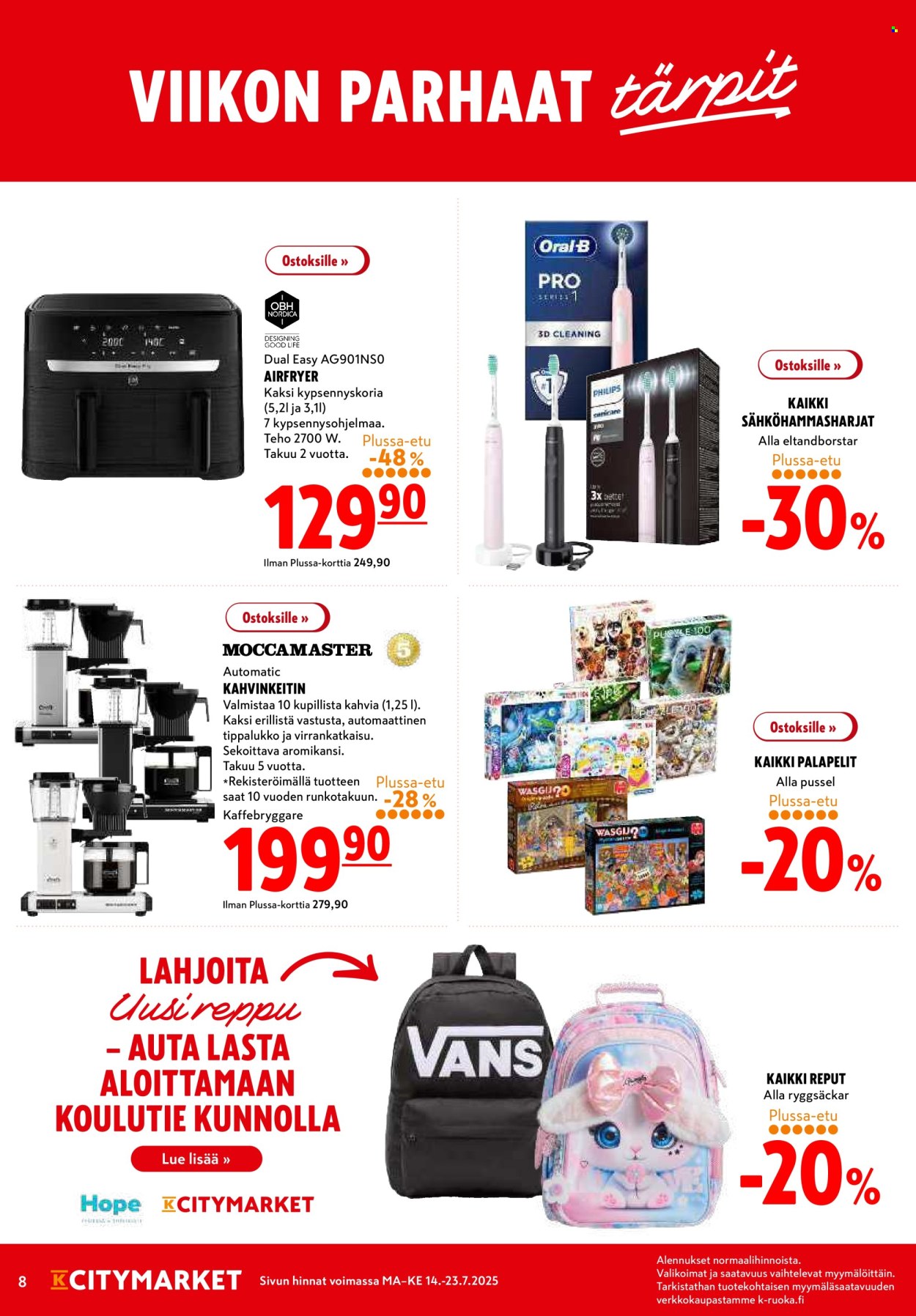 K-citymarket tarjoukset - 14.07.2025 - 23.07.2025. Sivu 8