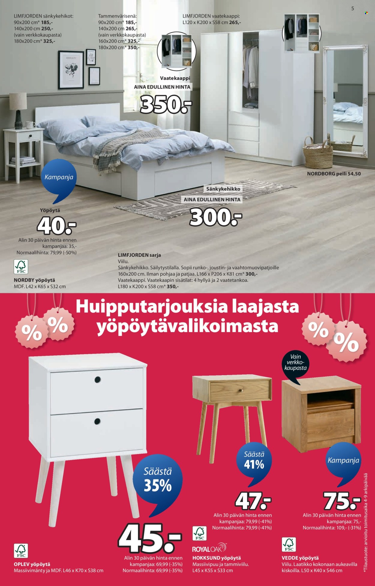 JYSK tarjoukset - 10.07.2025 - 23.07.2025. Sivu 5