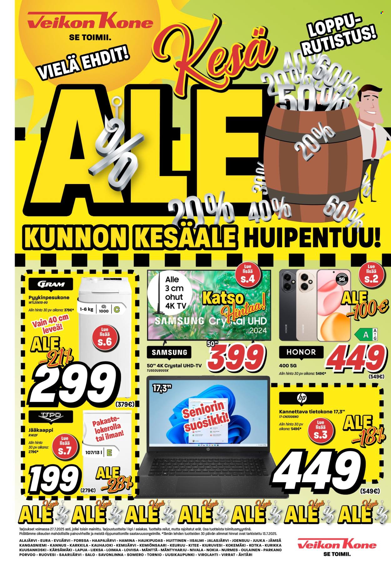 Veikon Kone tarjoukset - 14.07.2025 - 27.07.2025. Sivu 1