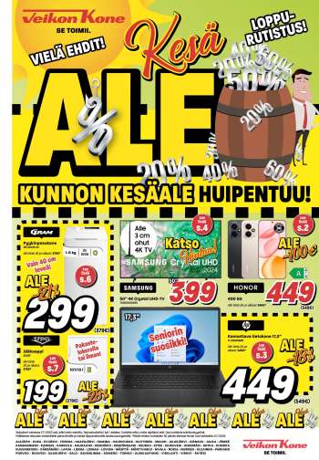 Veikon Kone tarjoukset  - 14.07.2025 - 27.07.2025.