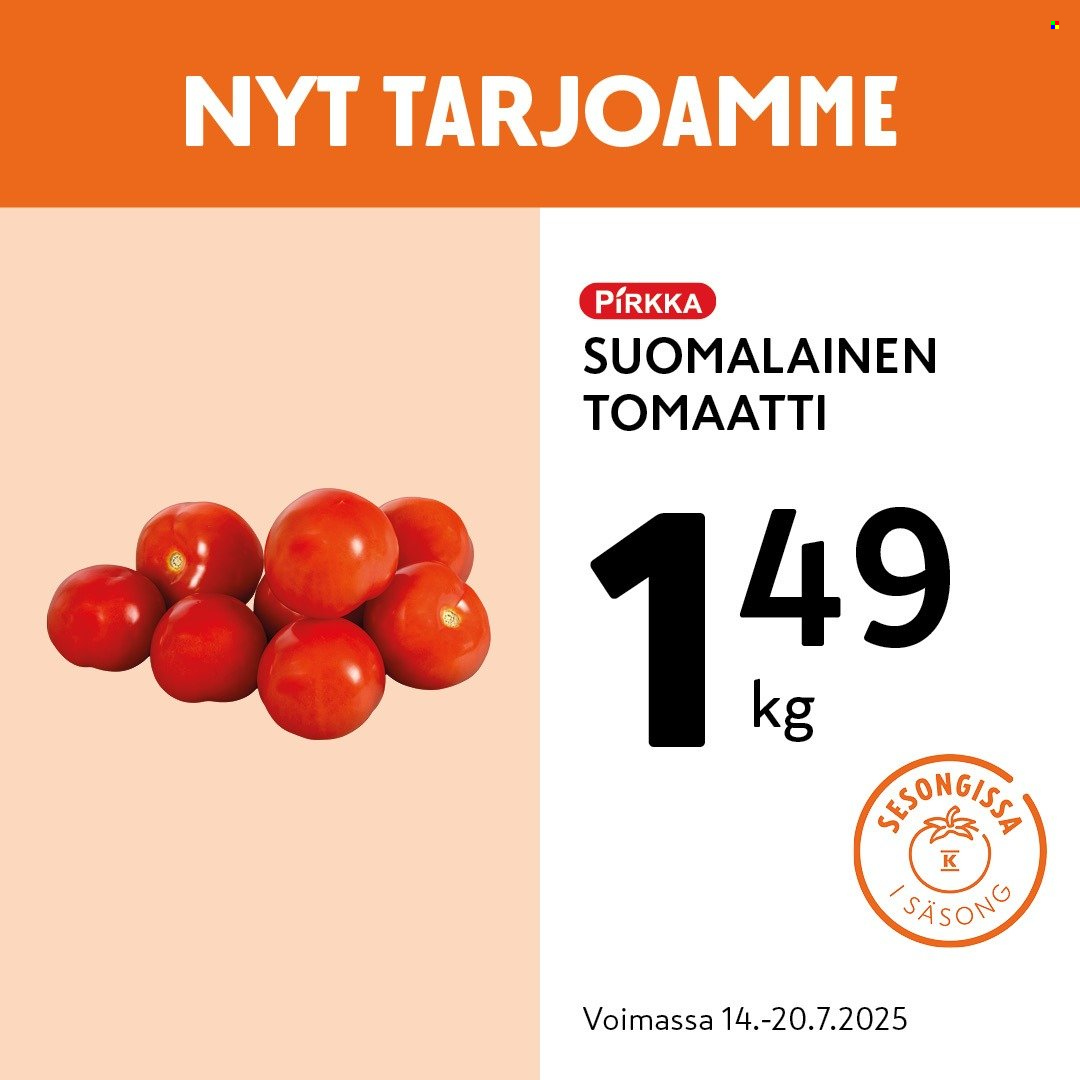 K-market tarjoukset - 14.07.2025 - 20.07.2025. Sivu 1