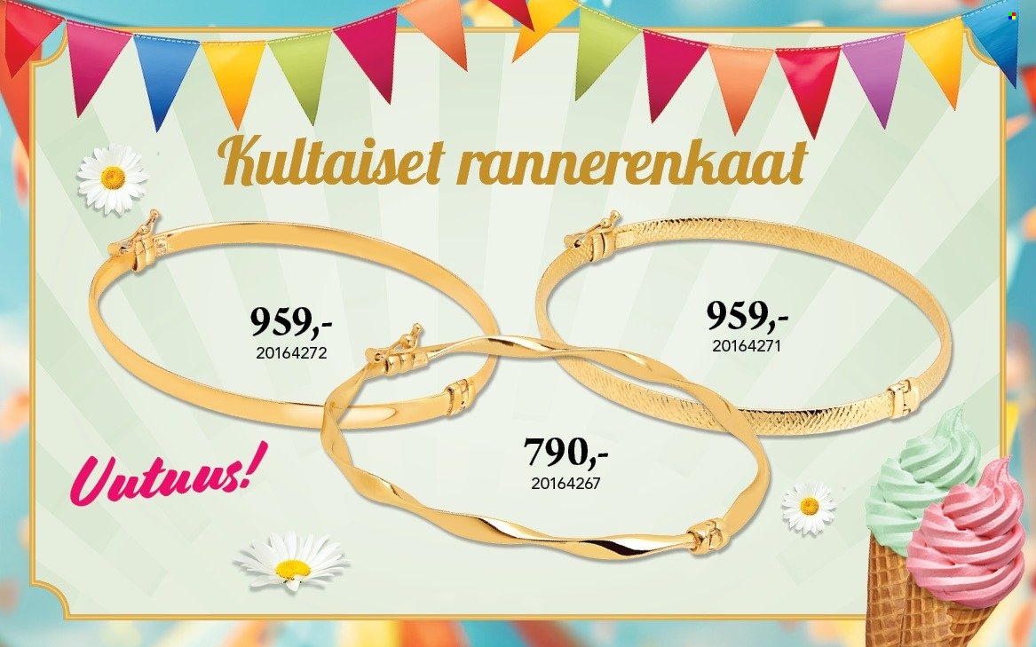 Kultajousi tarjoukset. Sivu 2