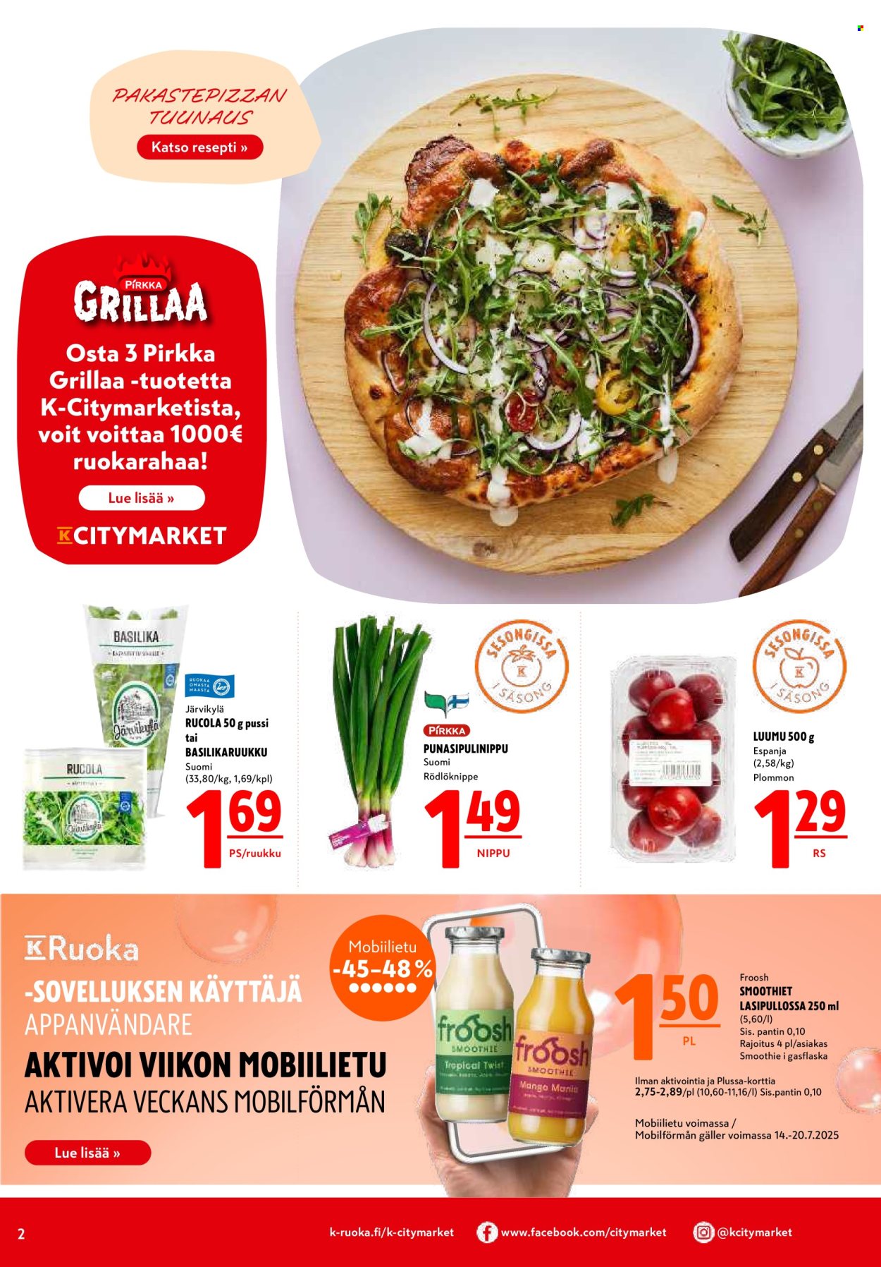 K-citymarket tarjoukset - 17.07.2025 - 23.07.2025. Sivu 2