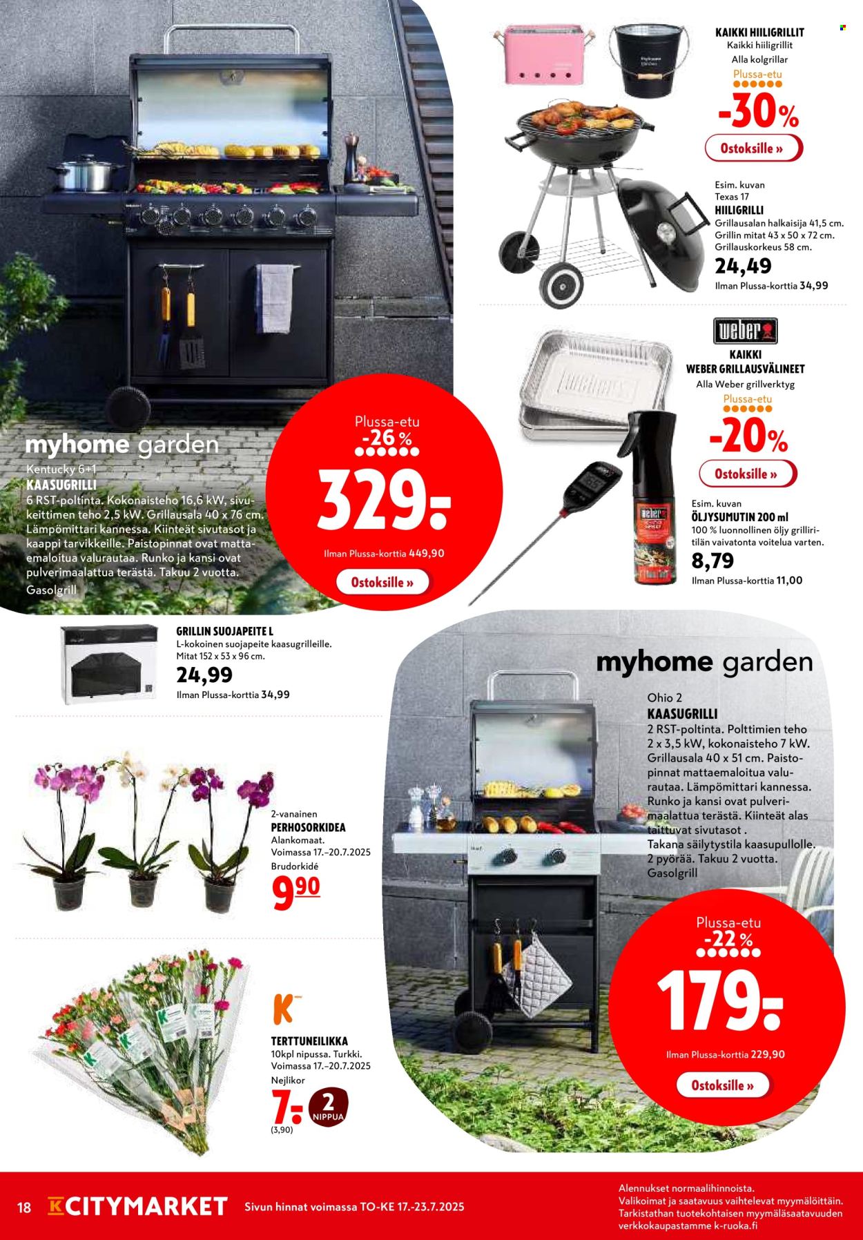 K-citymarket tarjoukset - 17.07.2025 - 23.07.2025. Sivu 18