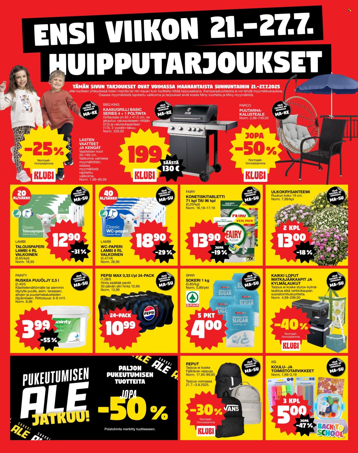 Tokmanni tarjoukset - 21.07.2025 - 27.07.2025. Sivu 1