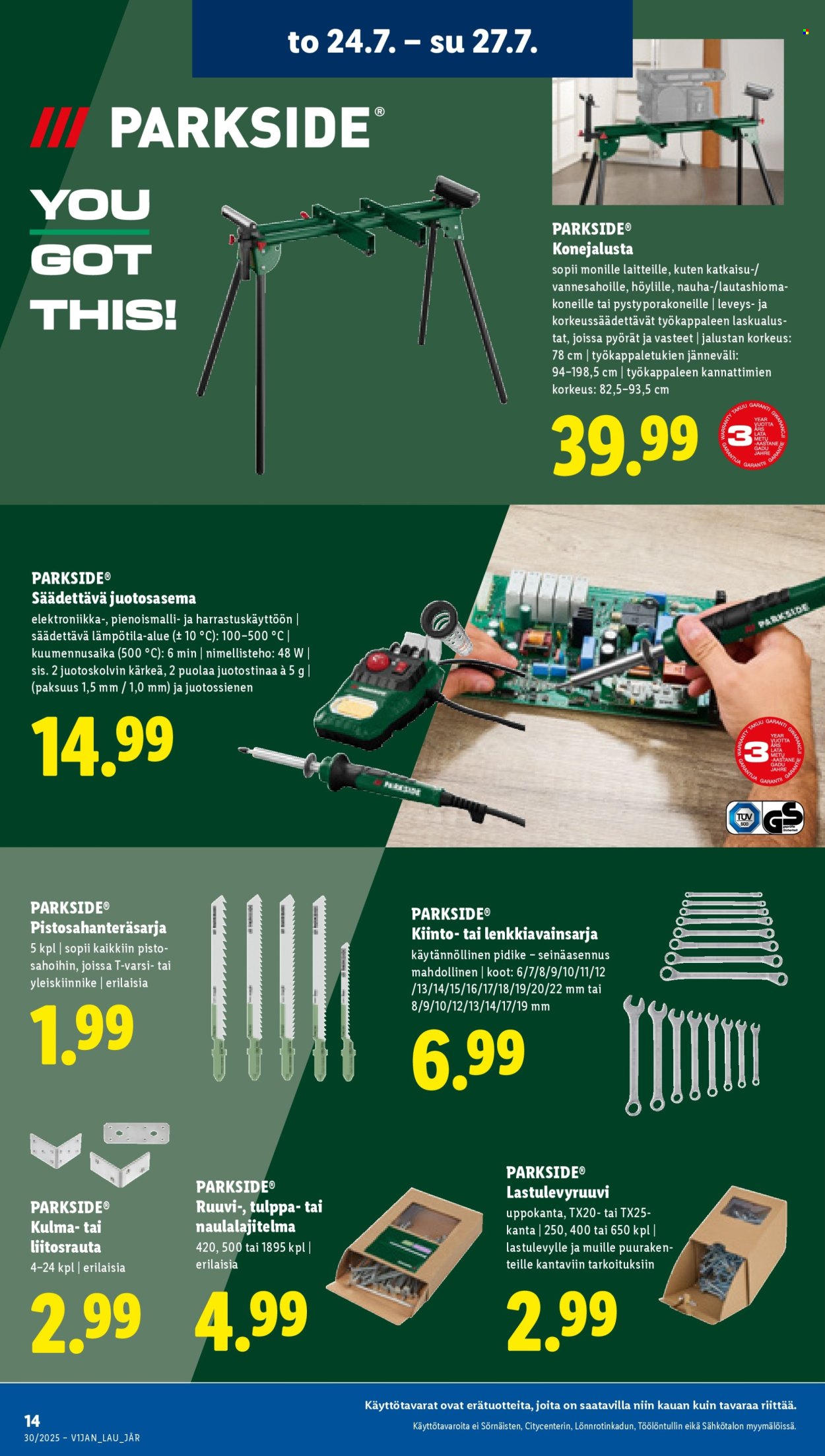 Lidl tarjoukset - 24.07.2025 - 30.07.2025. Sivu 18