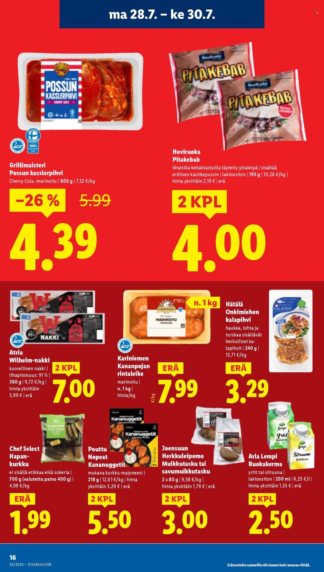Lidl tarjoukset - 24.07.2025 - 30.07.2025. Sivu 22