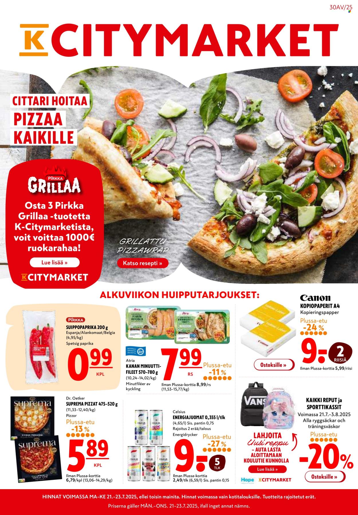 K-citymarket tarjoukset - 21.07.2025 - 03.08.2025. Sivu 1