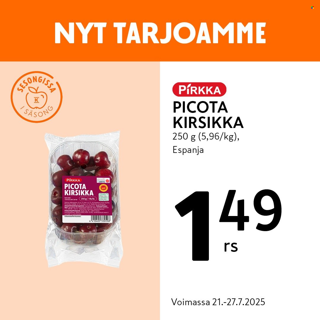 K-market tarjoukset - 21.07.2025 - 27.07.2025. Sivu 2
