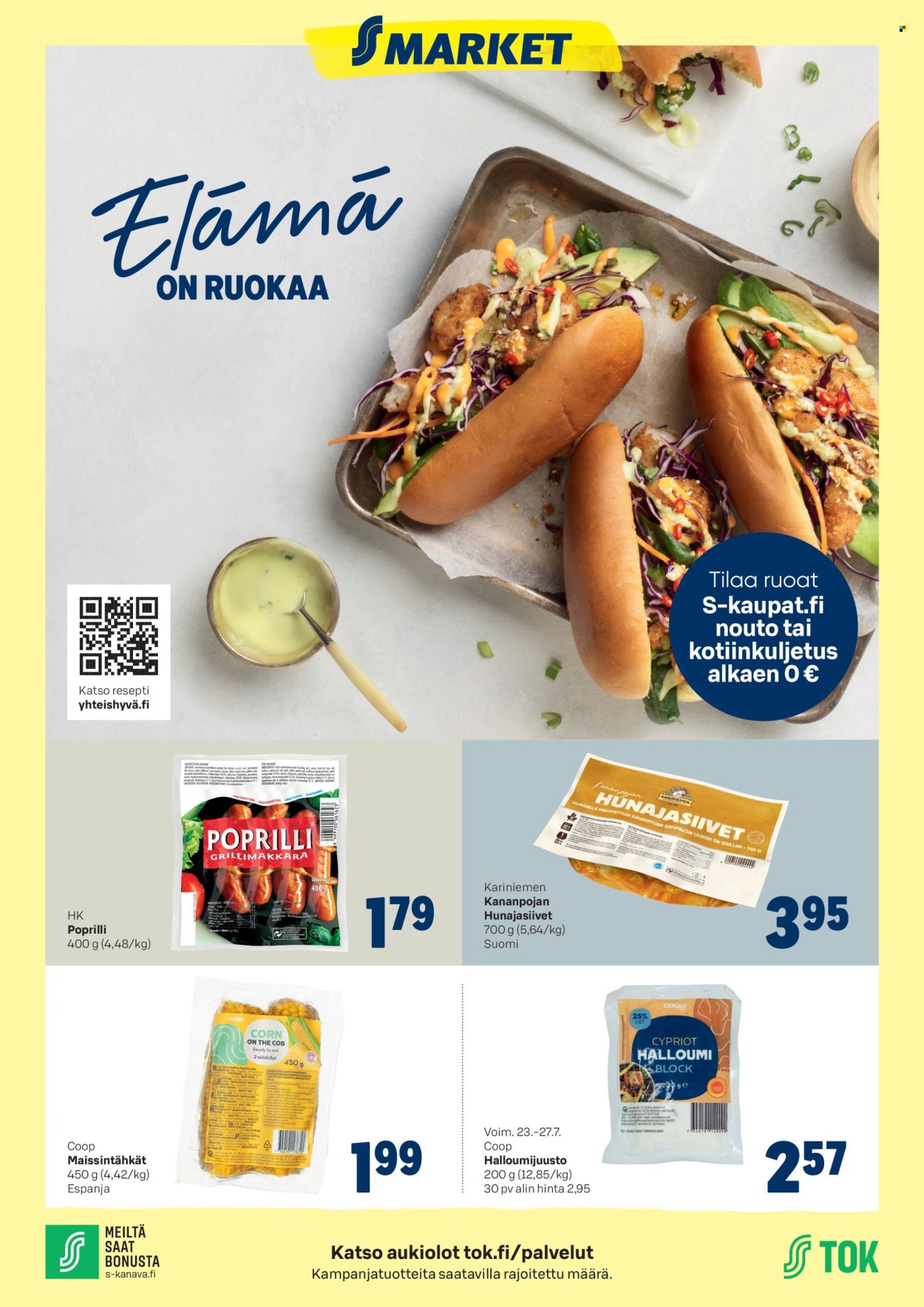 S-market tarjoukset - 23.07.2025 - 27.07.2025. Sivu 1