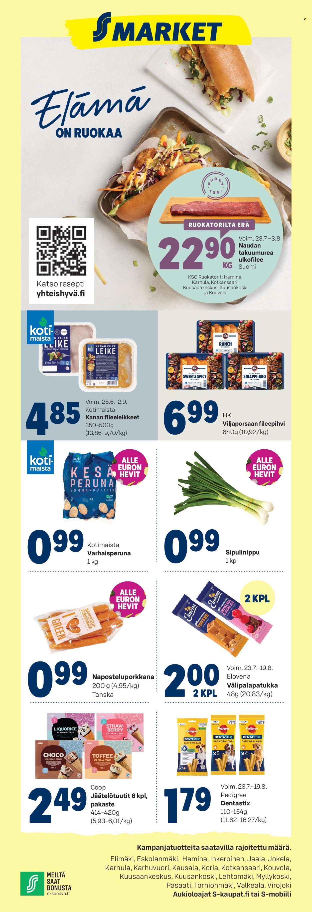 S-market tarjoukset - 23.07.2025 - 27.07.2025. Sivu 1
