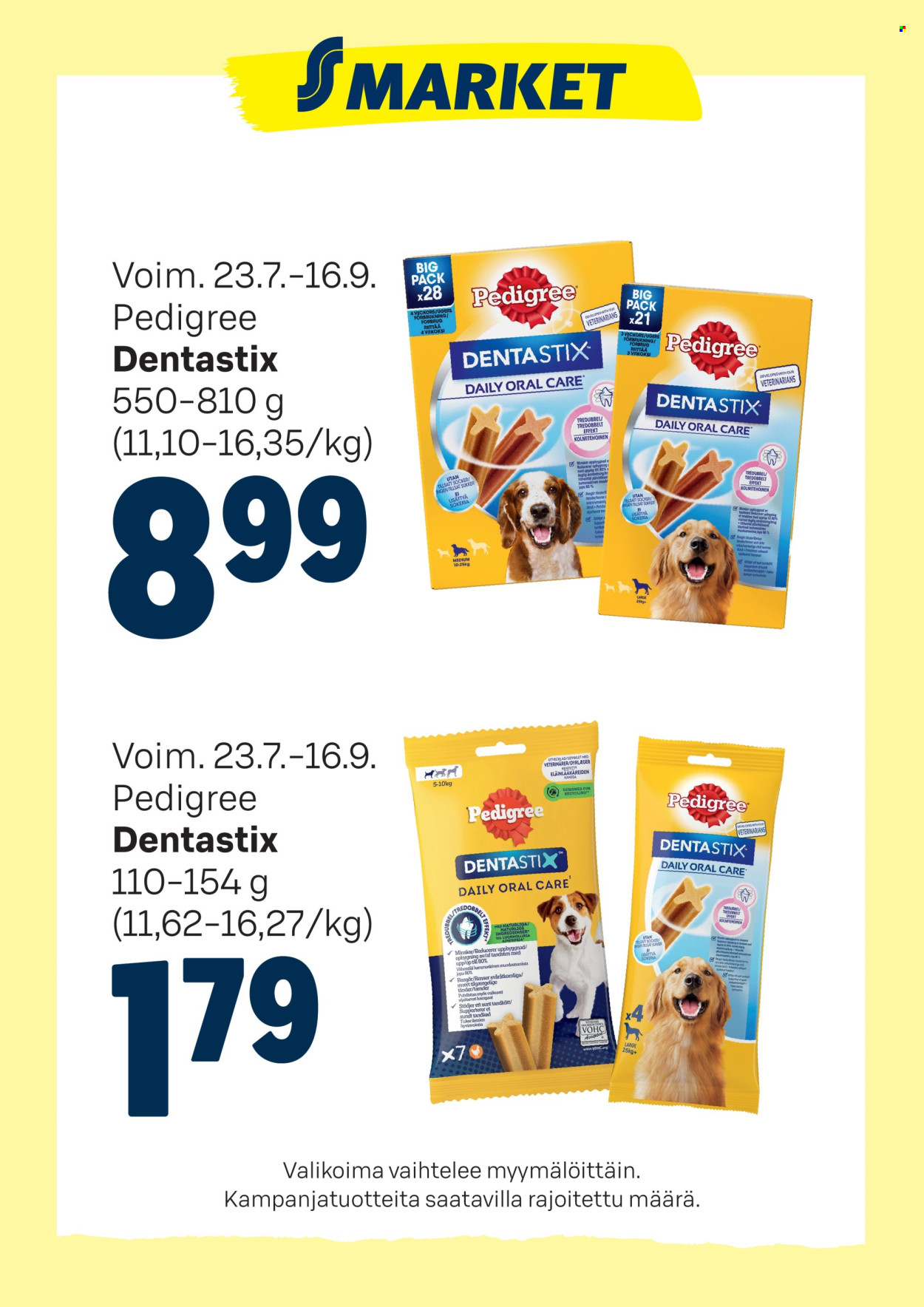 S-market tarjoukset - 23.07.2025 - 16.09.2025. Sivu 1