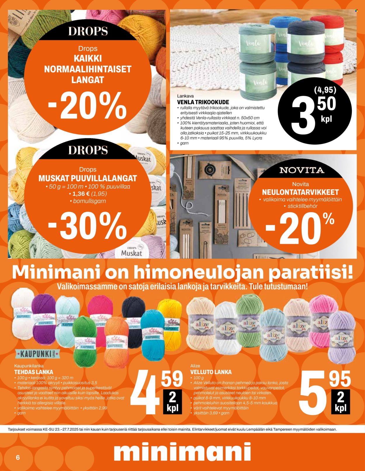 Minimani tarjoukset - 23.07.2025 - 27.07.2025. Sivu 6