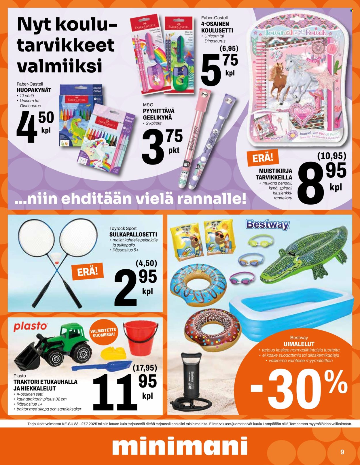 Minimani tarjoukset - 23.07.2025 - 27.07.2025. Sivu 9