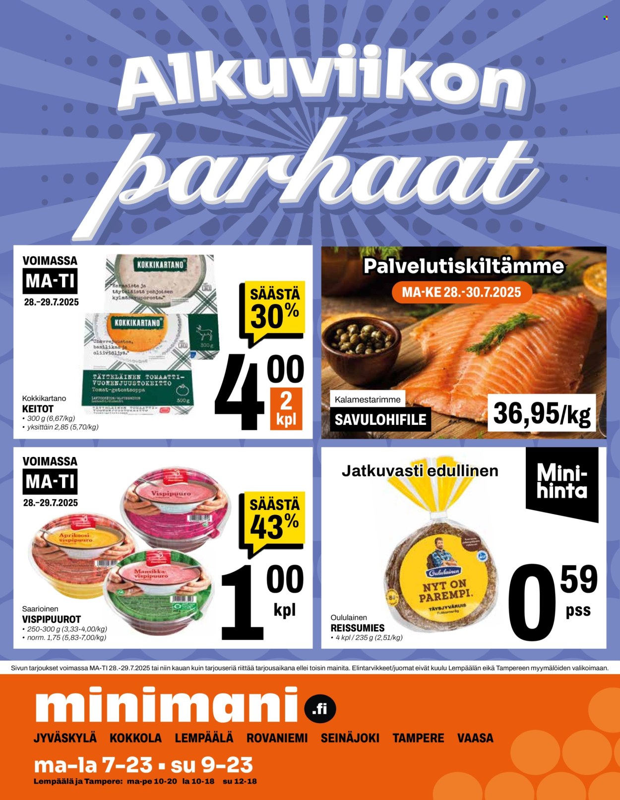 Minimani tarjoukset - 23.07.2025 - 27.07.2025. Sivu 12