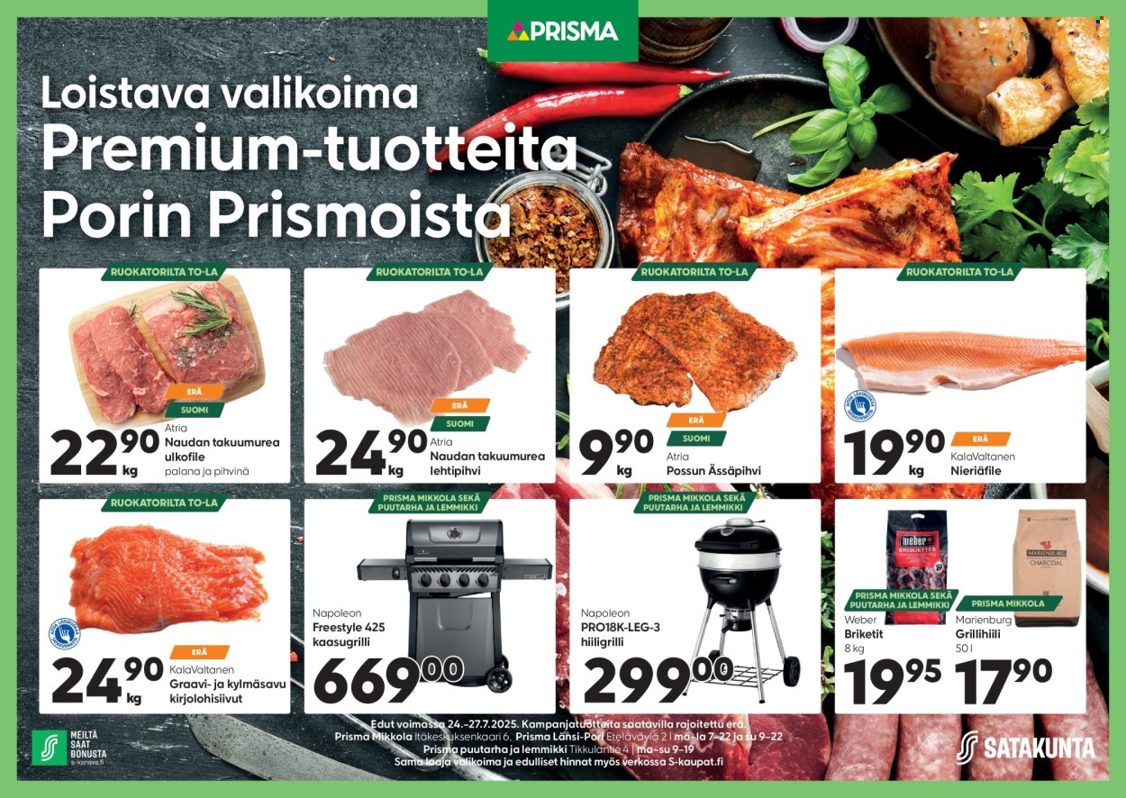 Prisma tarjoukset - 24.07.2025 - 27.07.2025. Sivu 1