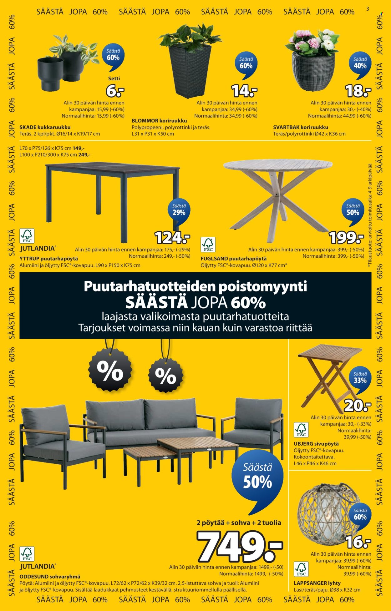 JYSK tarjoukset - 24.07.2025 - 06.08.2025. Sivu 3