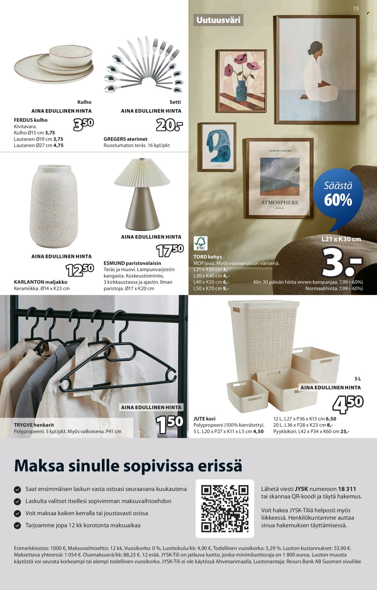 JYSK tarjoukset - 24.07.2025 - 06.08.2025. Sivu 15
