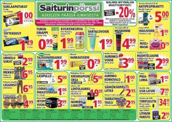 Saiturinpörssi tarjoukset  - 24.07.2025 - 30.07.2025.