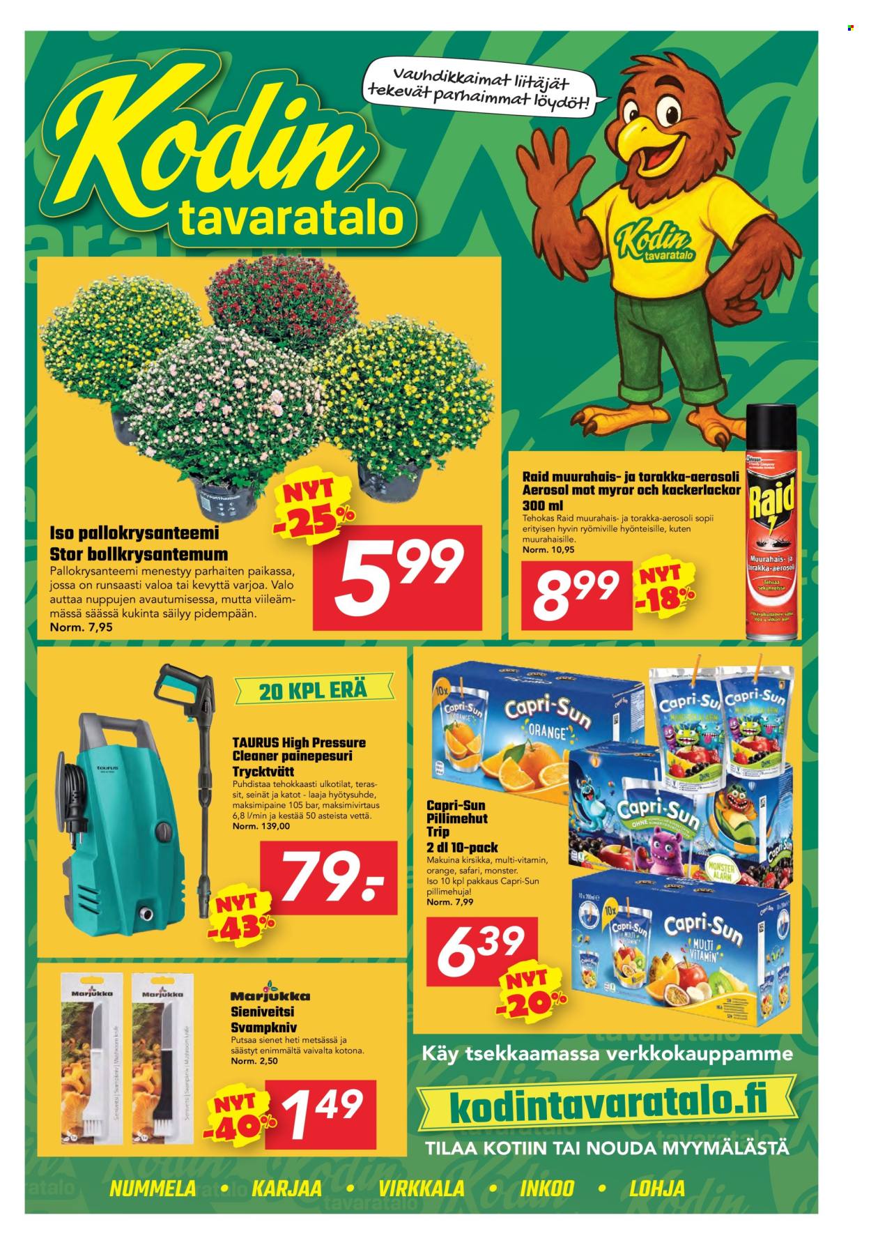 Kodintavaratalo tarjoukset - 28.07.2025 - 10.08.2025. Sivu 1