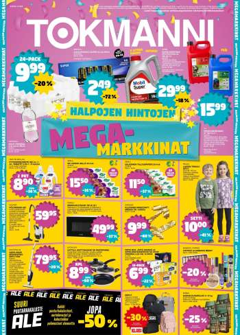 Tokmanni tarjoukset  - 28.07.2025 - 03.08.2025.