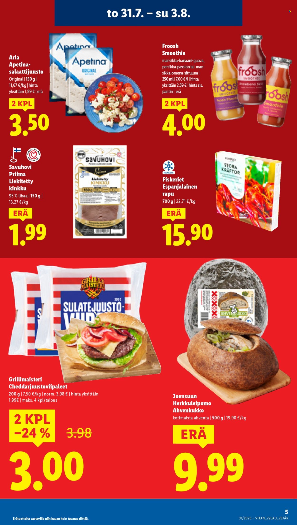 Lidl tarjoukset - 31.07.2025 - 06.08.2025. Sivu 9