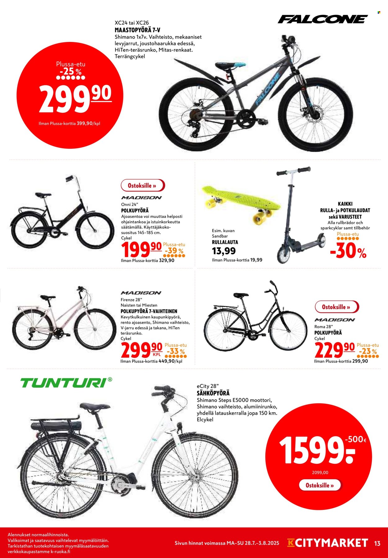 K-citymarket tarjoukset - 28.07.2025 - 03.08.2025. Sivu 13