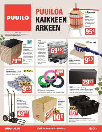 Puuilo tarjoukset  - 28.07.2025 - 10.08.2025.