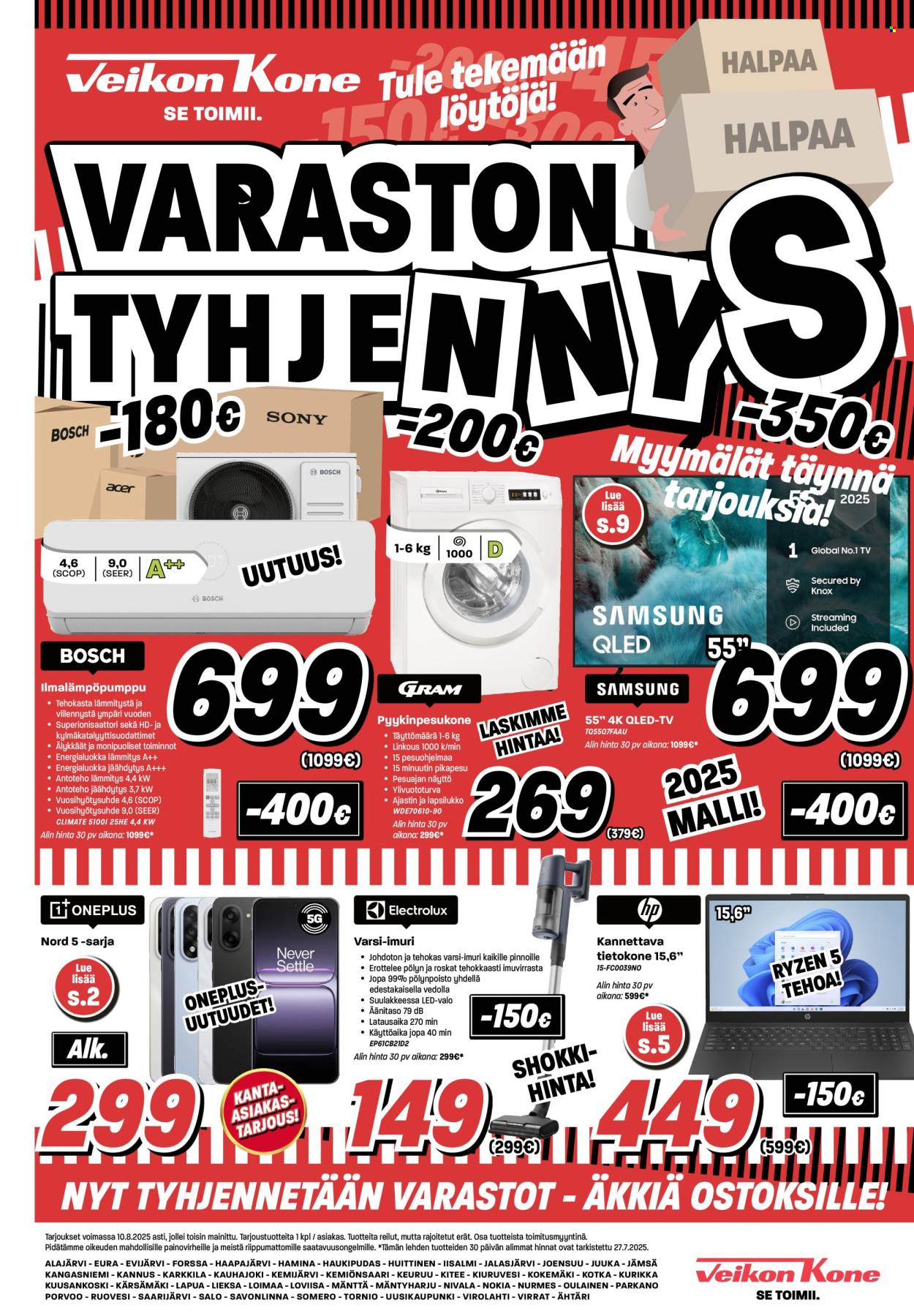 Veikon Kone tarjoukset - 28.07.2025 - 10.08.2025. Sivu 1