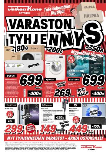 Veikon Kone tarjoukset  - 28.07.2025 - 10.08.2025.