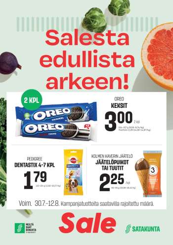 Sale tarjoukset  - 30.07.2025 - 12.08.2025.