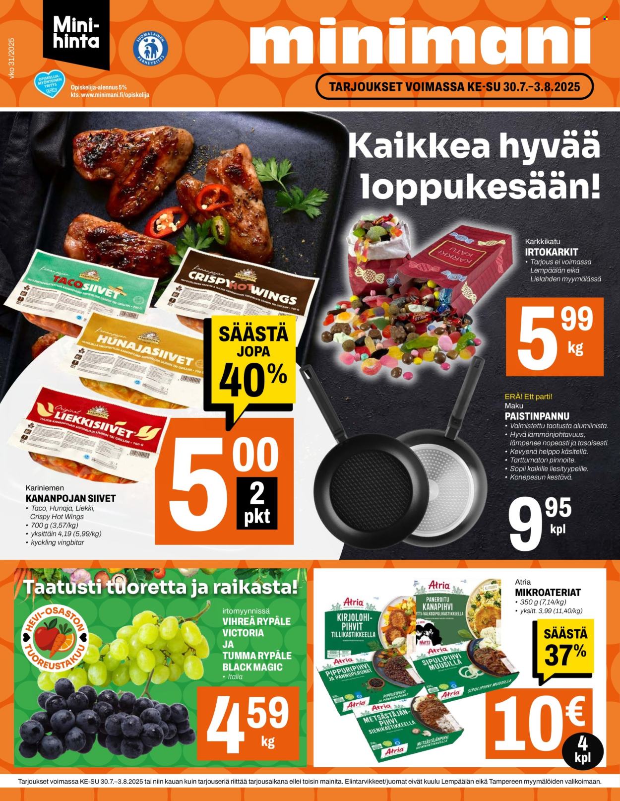 Minimani tarjoukset - 30.07.2025 - 03.08.2025. Sivu 1