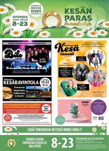 Tuuri tarjoukset  - 30.07.2025 - 05.08.2025.