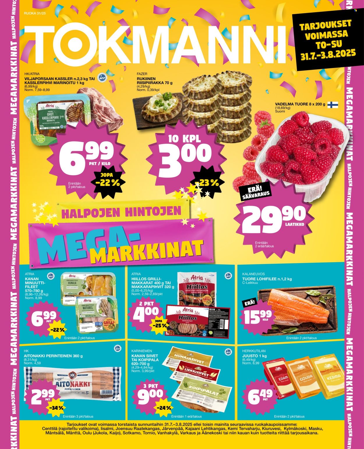 Tokmanni tarjoukset - 31.07.2025 - 03.08.2025. Sivu 1