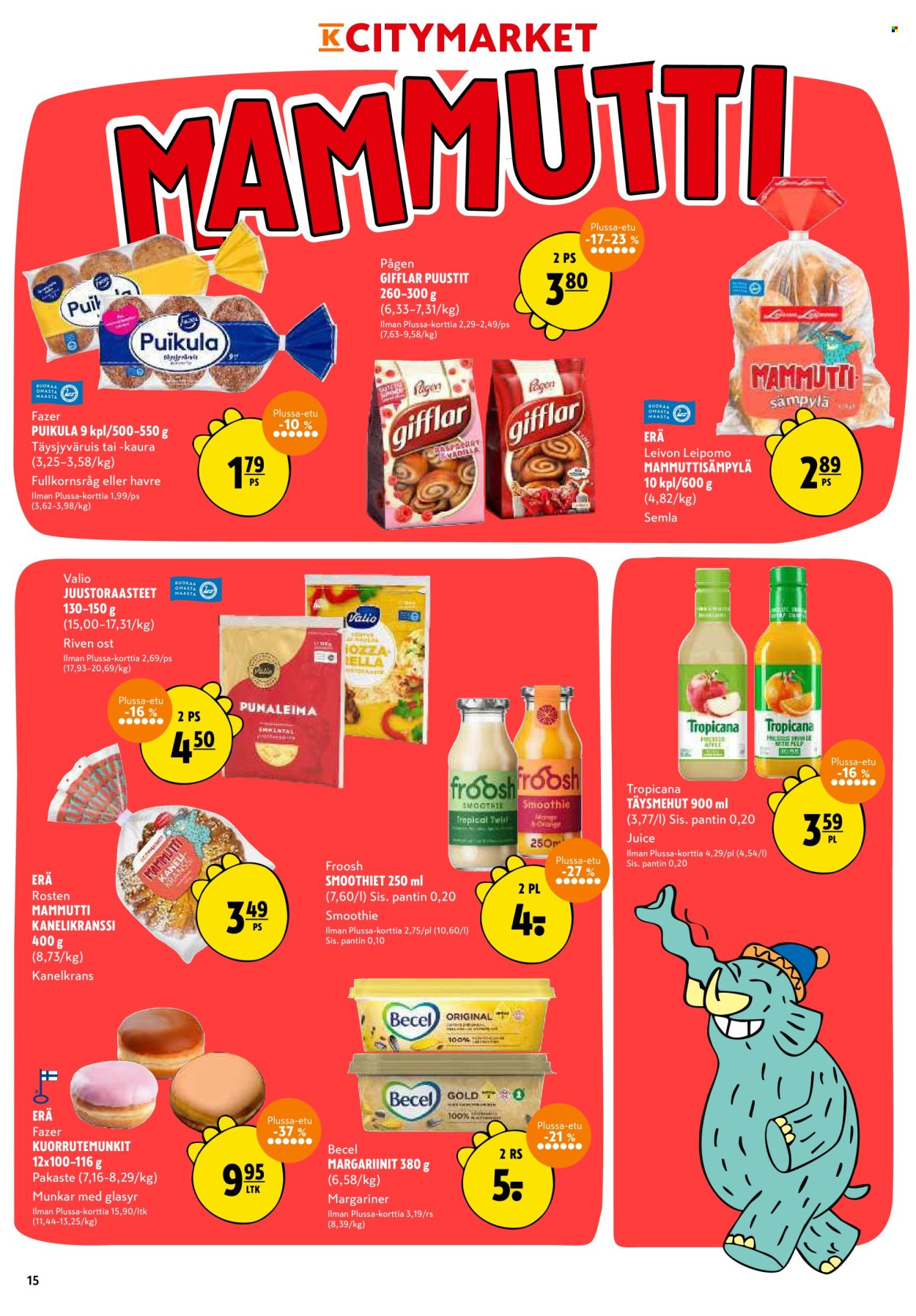 K-citymarket tarjoukset - 04.08.2025 - 17.08.2025. Sivu 15