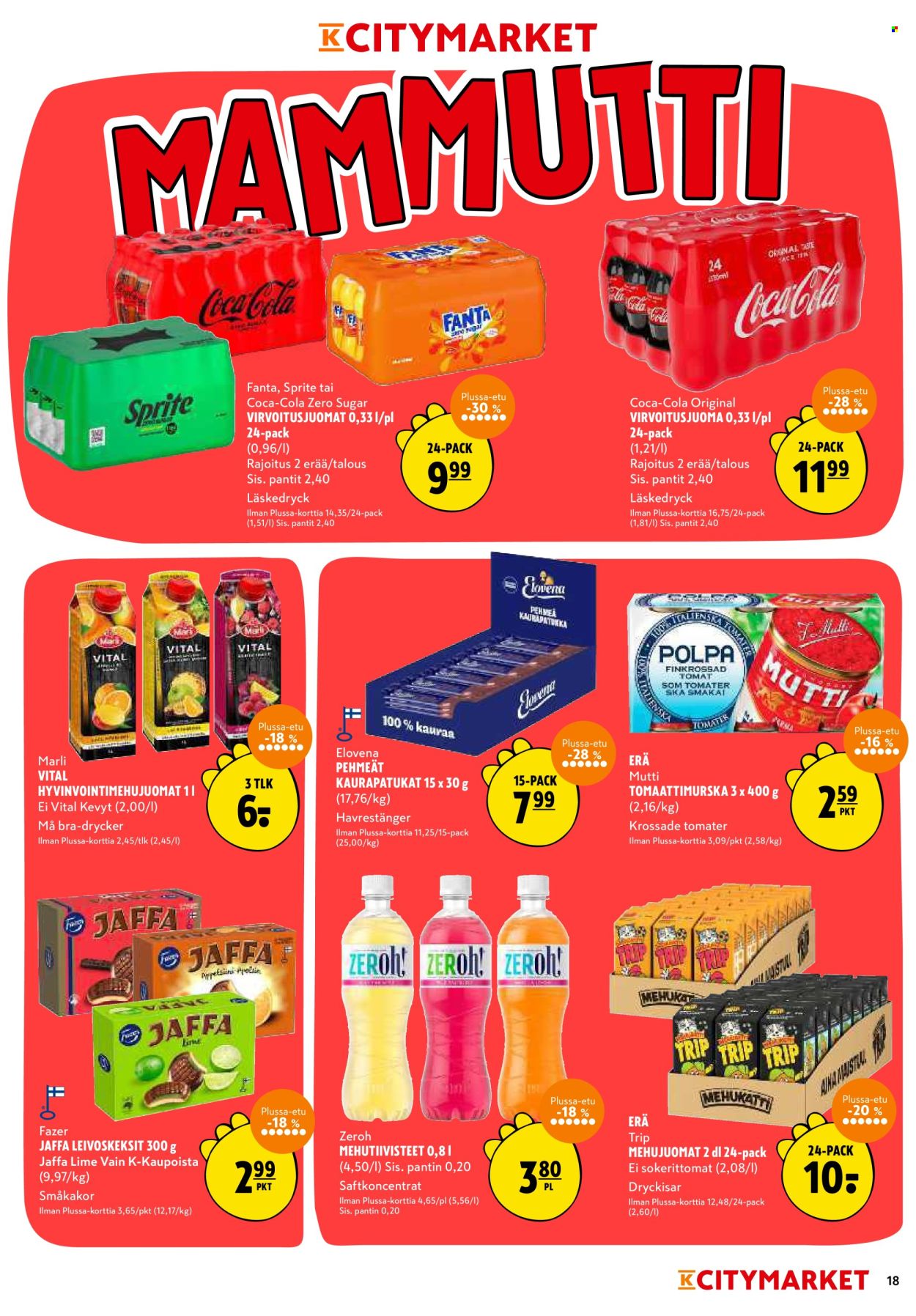 K-citymarket tarjoukset - 04.08.2025 - 17.08.2025. Sivu 18