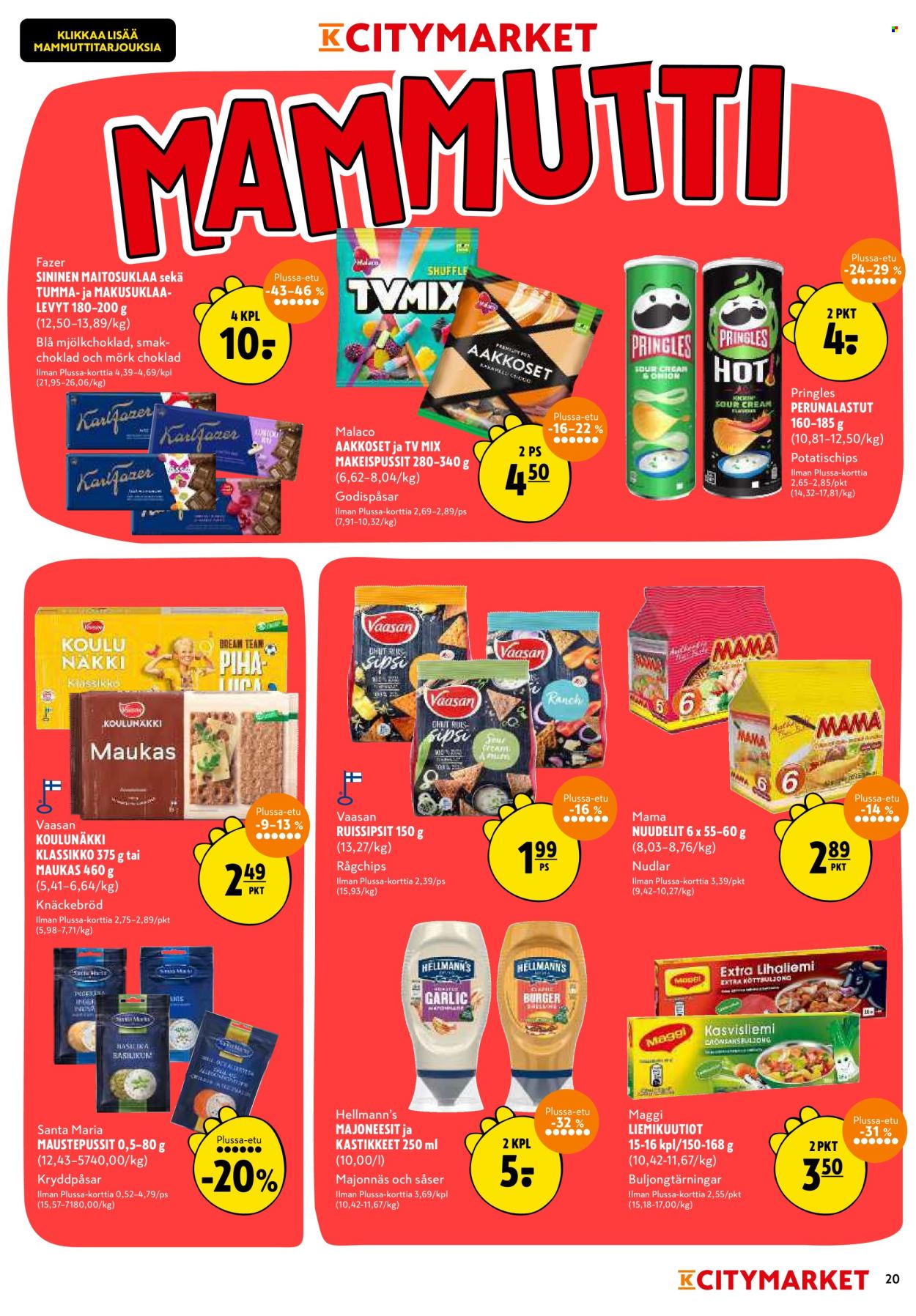 K-citymarket tarjoukset - 04.08.2025 - 17.08.2025. Sivu 20
