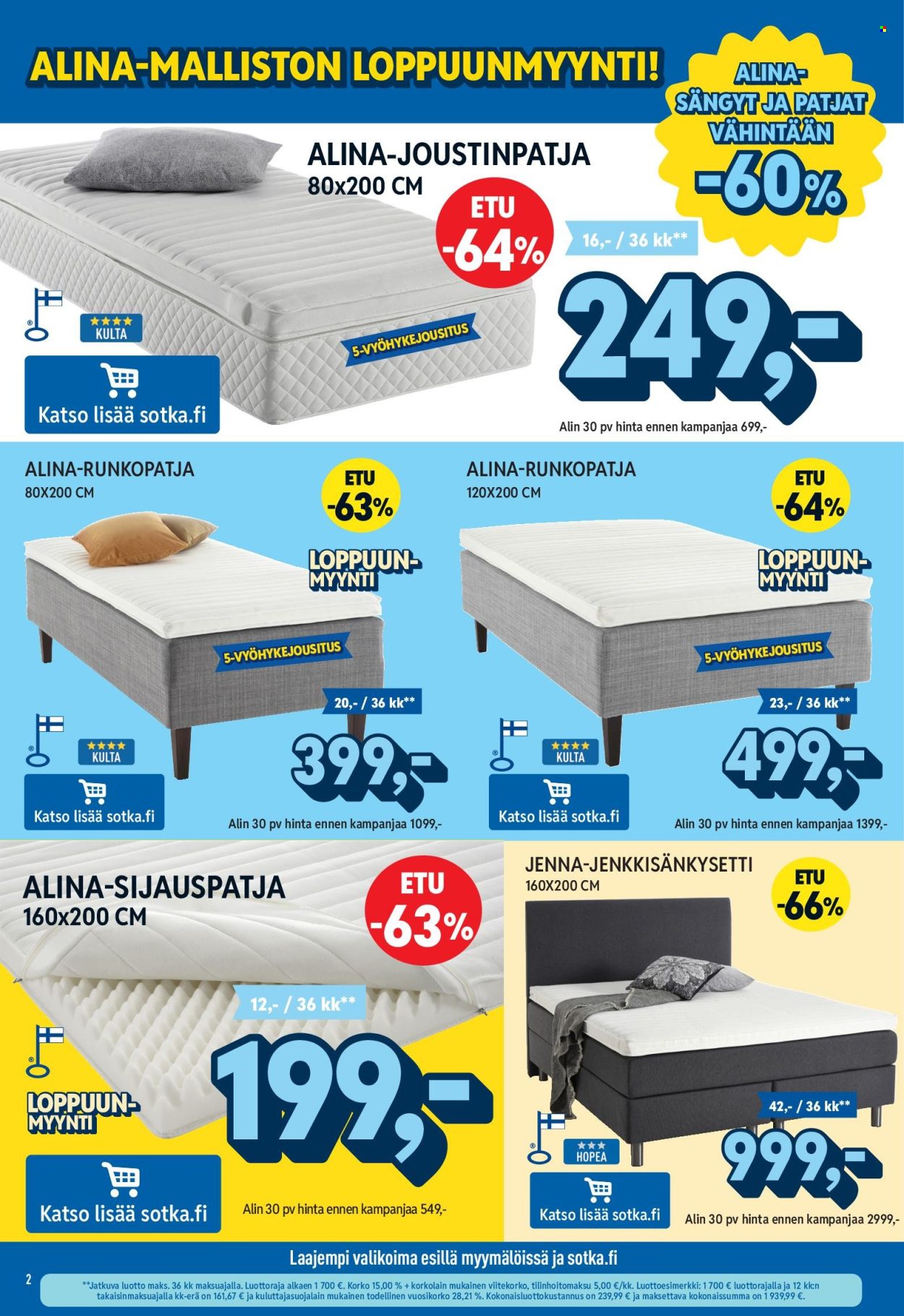 Sotka tarjoukset. Sivu 2