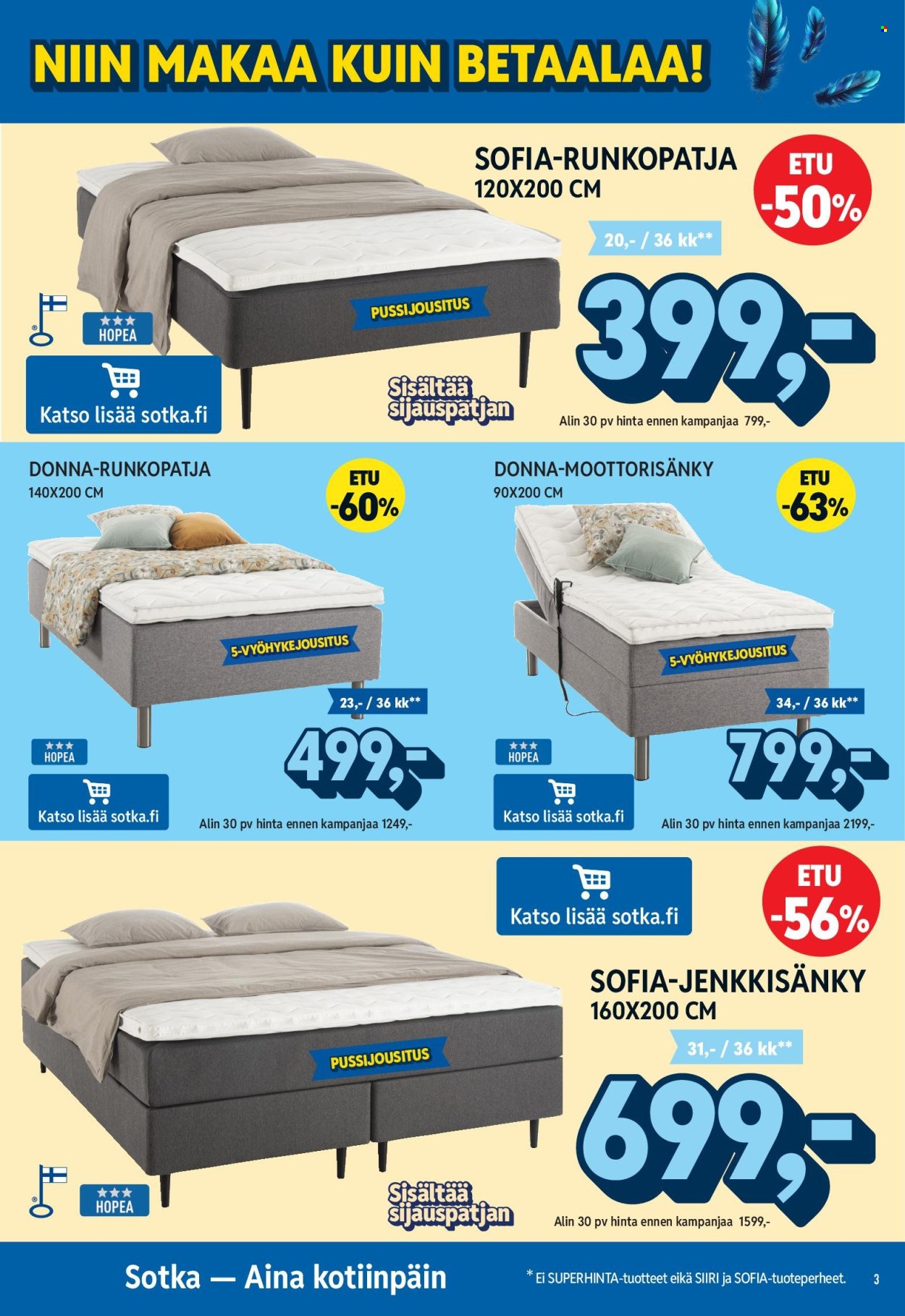 Sotka tarjoukset. Sivu 3