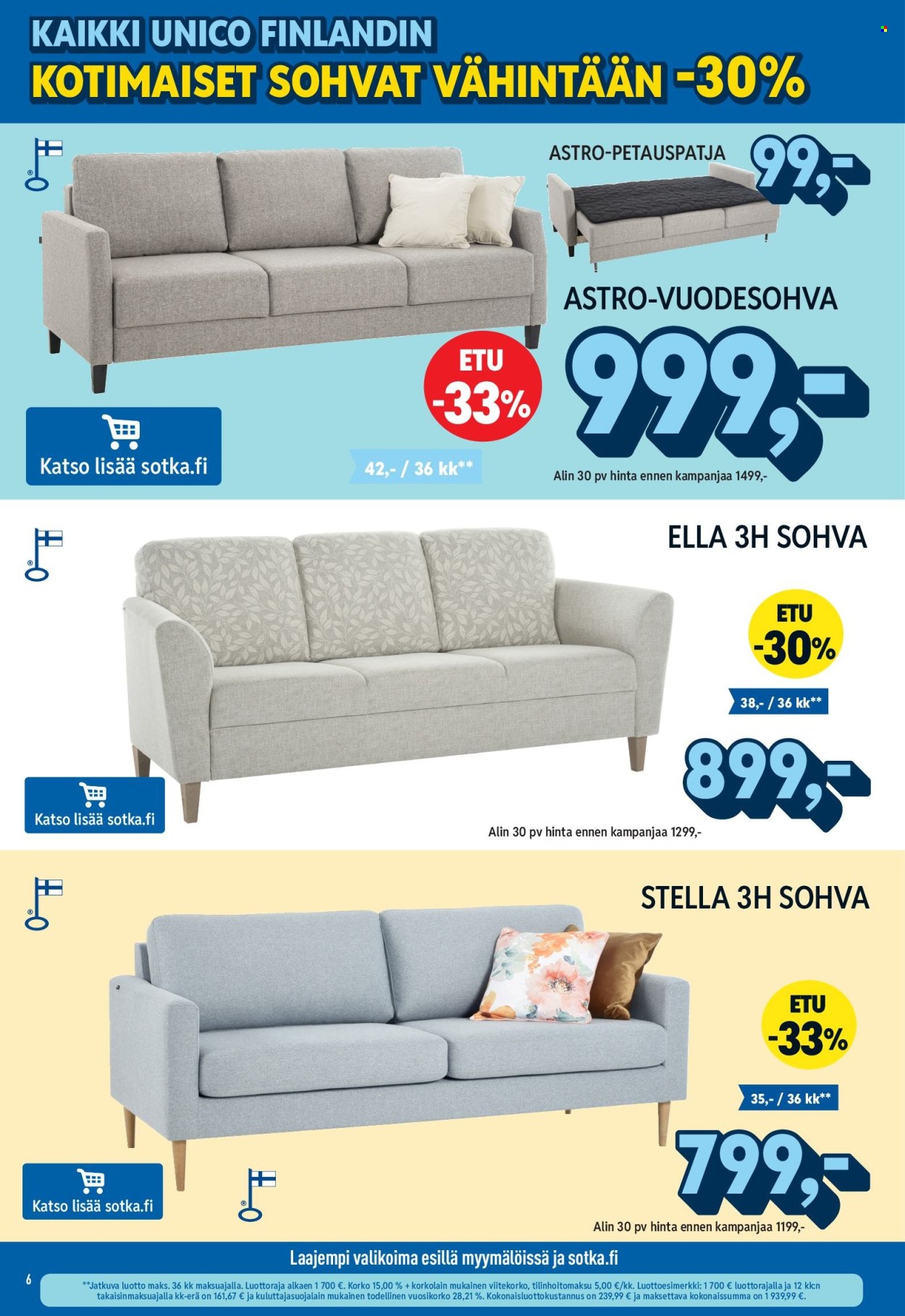 Sotka tarjoukset. Sivu 6