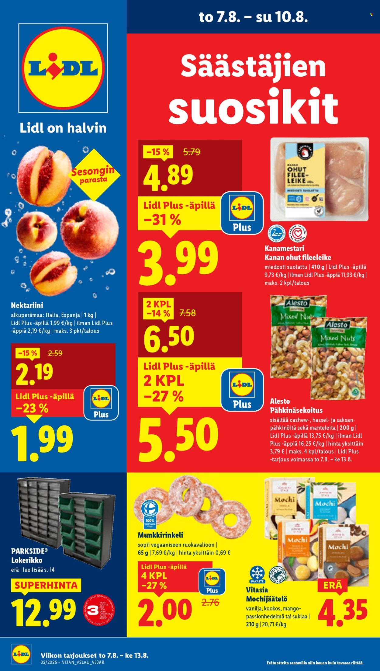 Lidl tarjoukset - 07.08.2025 - 13.08.2025. Sivu 1