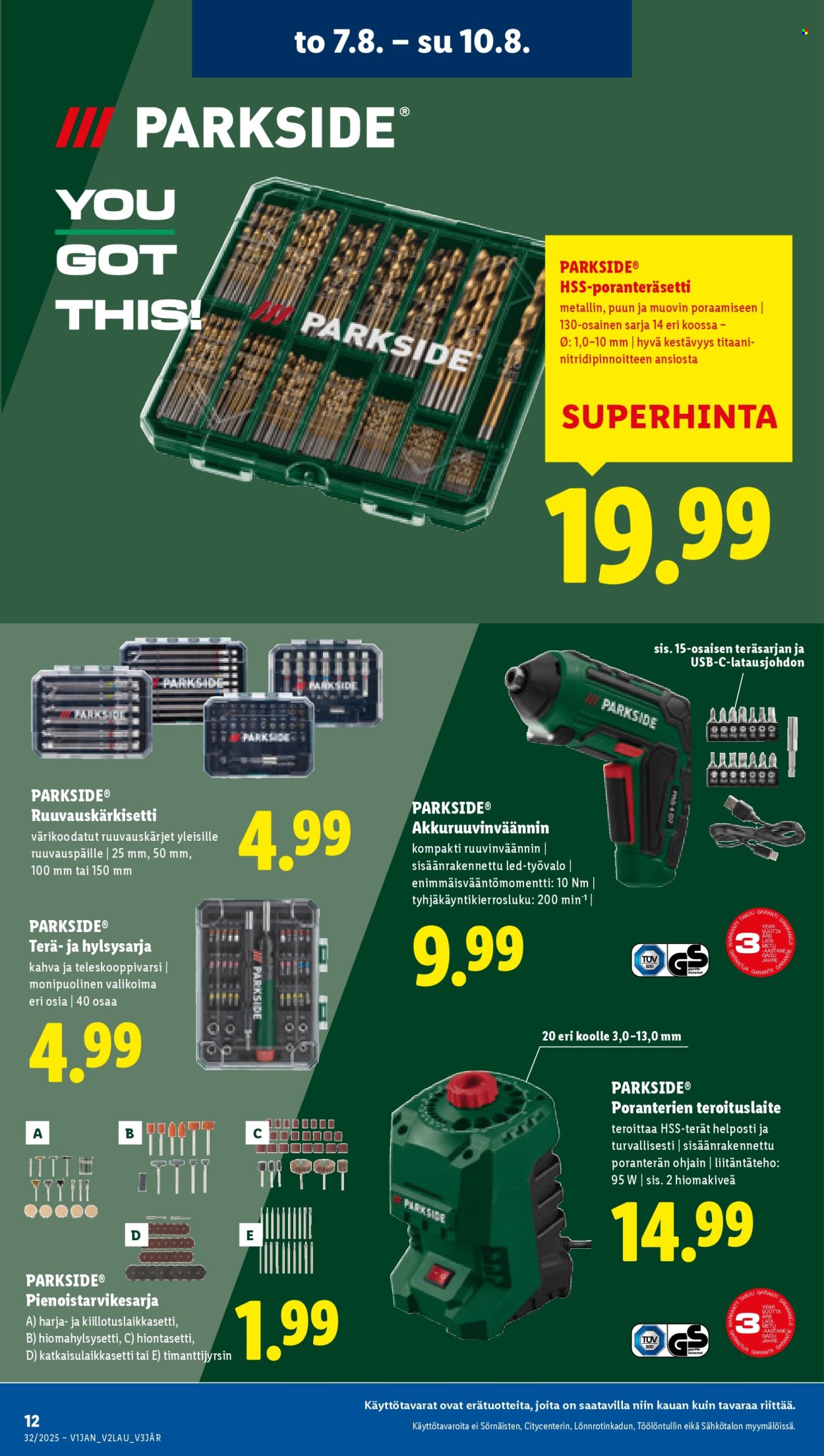 Lidl tarjoukset - 07.08.2025 - 13.08.2025. Sivu 16