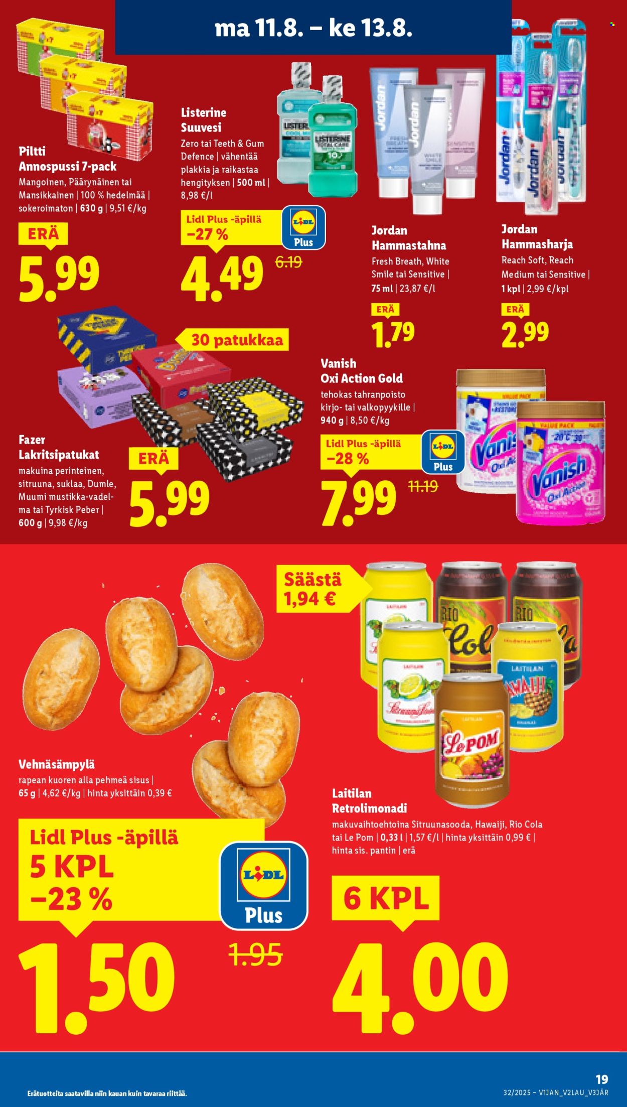 Lidl tarjoukset - 07.08.2025 - 13.08.2025. Sivu 25