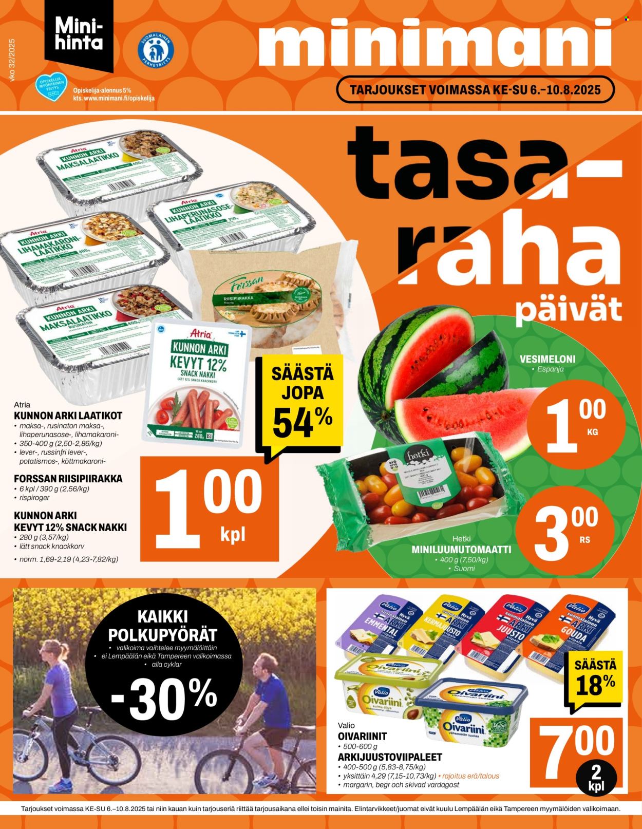 Minimani tarjoukset - 06.08.2025 - 10.08.2025. Sivu 1