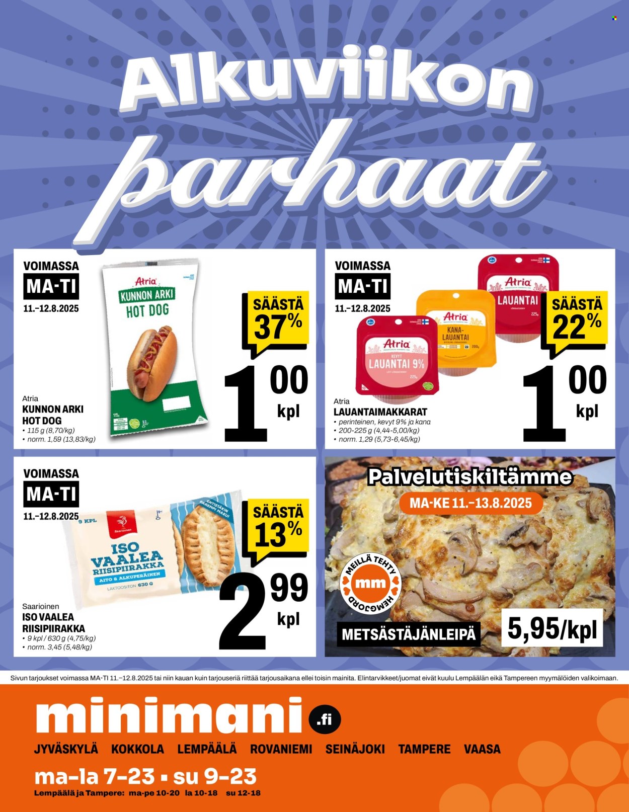 Minimani tarjoukset - 06.08.2025 - 10.08.2025. Sivu 12