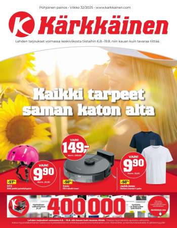 Kärkkäinen tarjoukset  - 06.08.2025 - 19.08.2025.