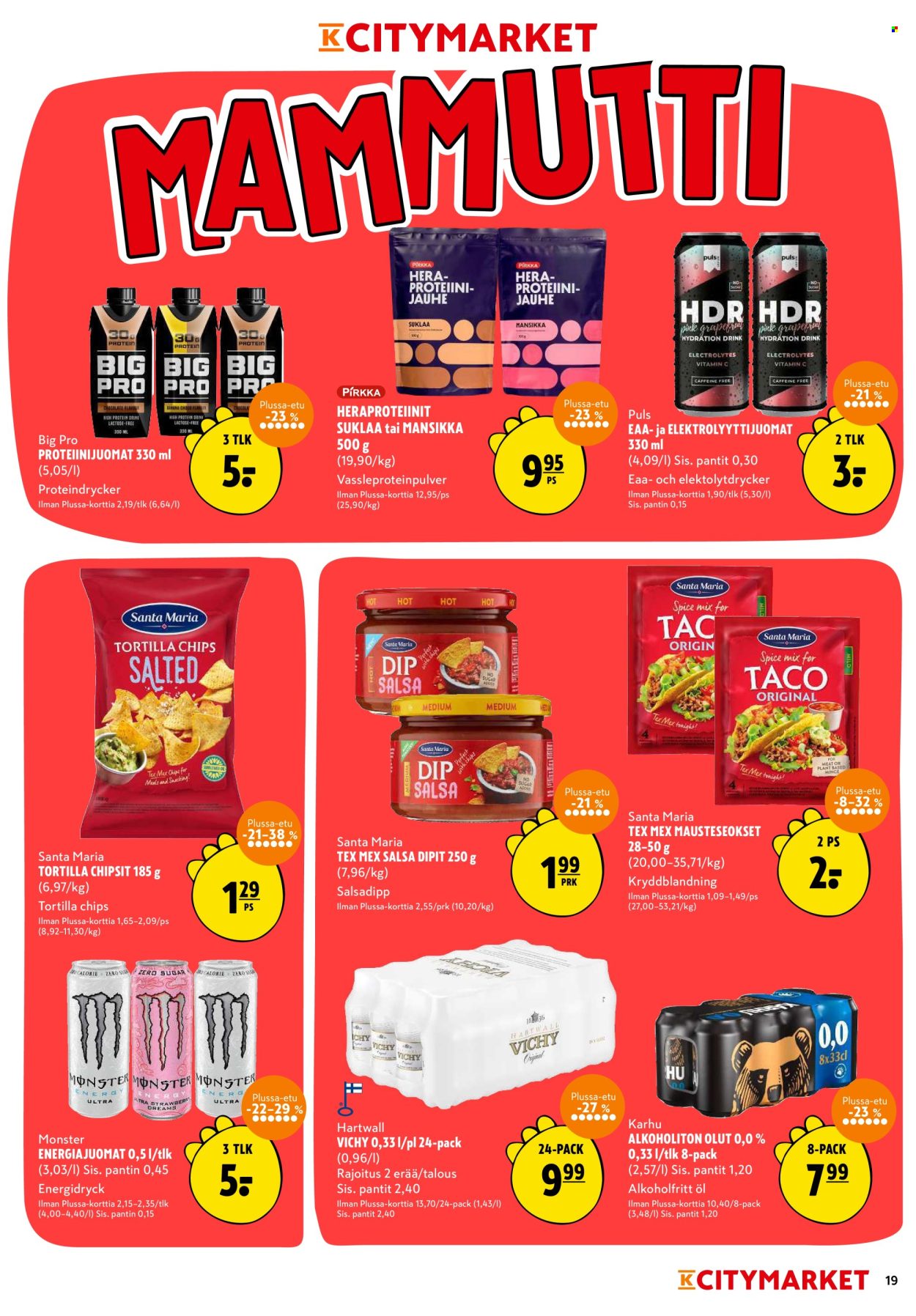 K-citymarket tarjoukset - 07.08.2025 - 17.08.2025. Sivu 19