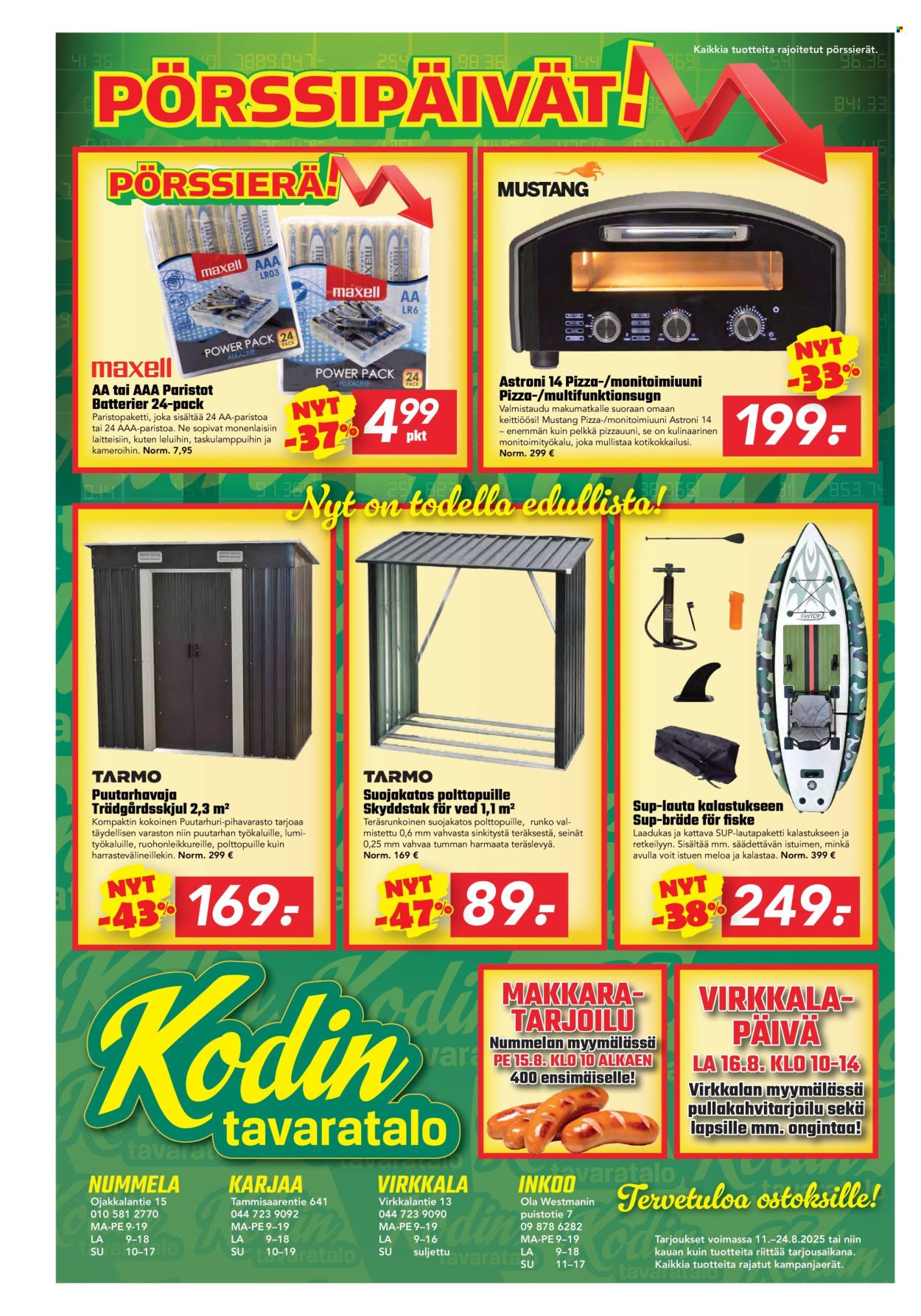 Kodintavaratalo tarjoukset - 11.08.2025 - 24.08.2025. Sivu 8