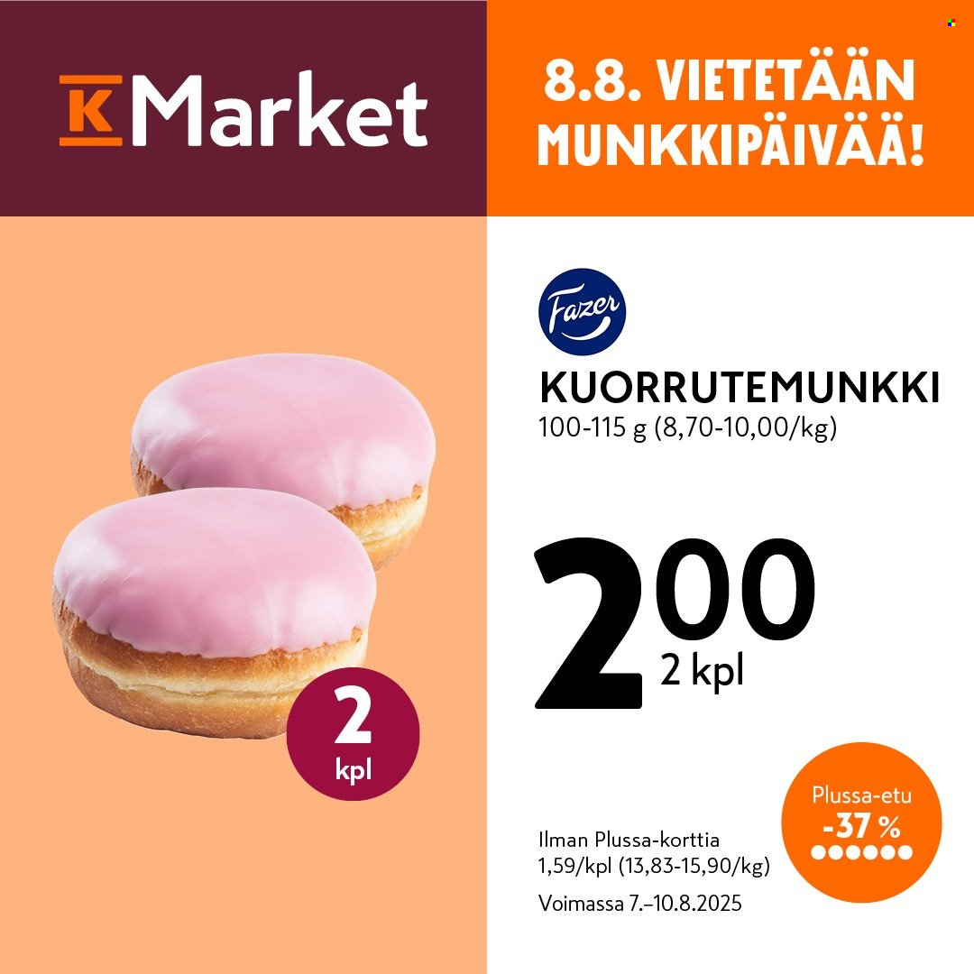 K-market tarjoukset - 07.08.2025 - 10.08.2025. Sivu 1