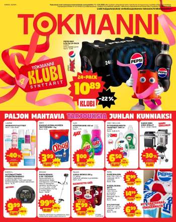 Tokmanni tarjoukset  - 11.08.2025 - 17.08.2025.